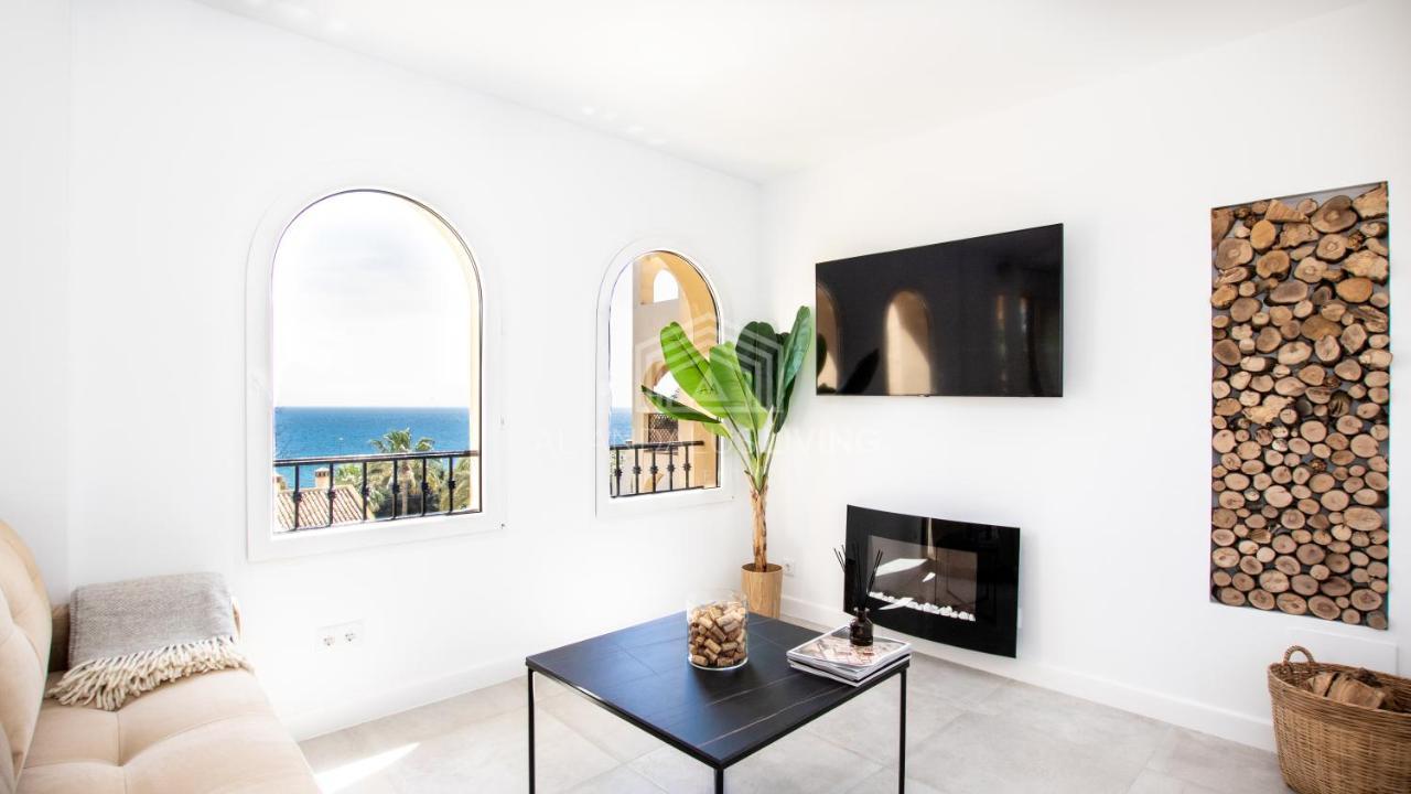 Panoramic Sea Views And Direct Access To The Beach From The Community In Torrenueva Apartment มาลากา ภายนอก รูปภาพ